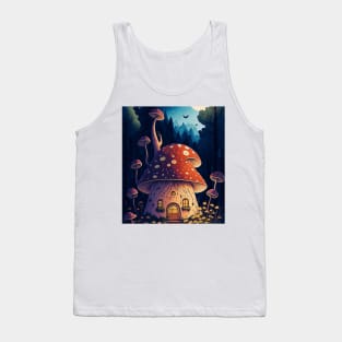 Big Mushroom House Tank Top